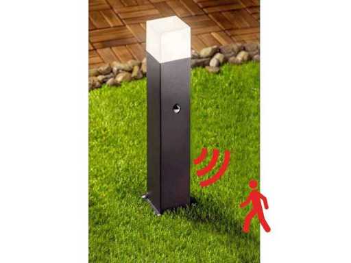 6 x Largo 50 Sensor outdoor lamp black