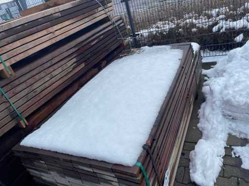 Ipé planken fijnbezaagd 1850-2450x130x27mm (133x)