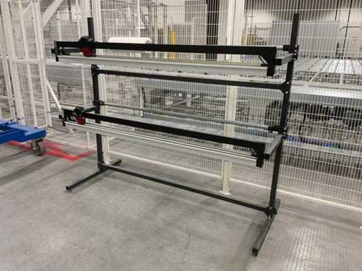 Hüdig + Rocholz zweiteiliger Walzenhalter mit Schneidfunktion