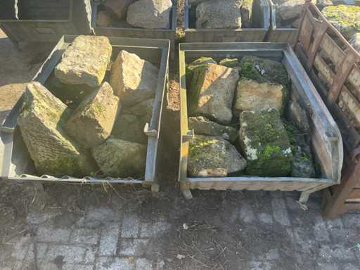 Lot de pierres anciennes de Bentheimer