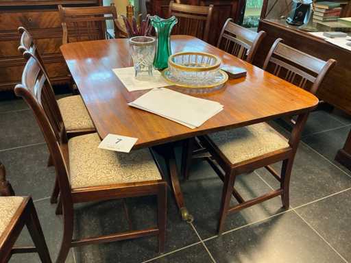 GEORGE III Mahonie ontbijttafel