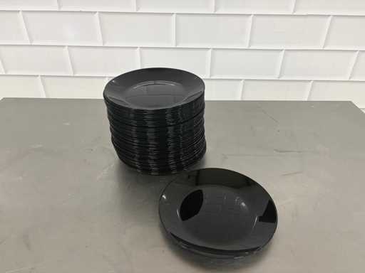 Assiette de déjeuner en porcelaine (50x)