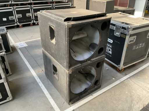 Luidsprekerkast leeg (2x)