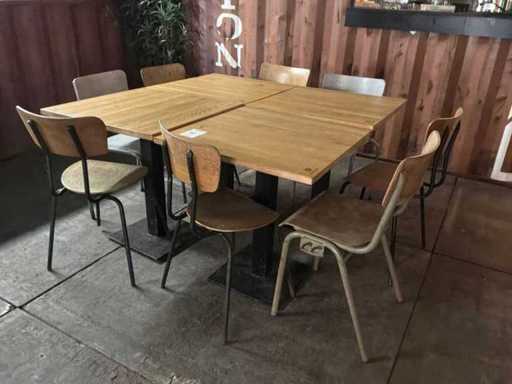 Terrastafel met stoel (11x)