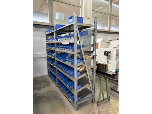   Workshop shelf with contents