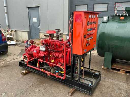 2012 Van Wijk & Boerma NFPA-20 brandpomp installatie 