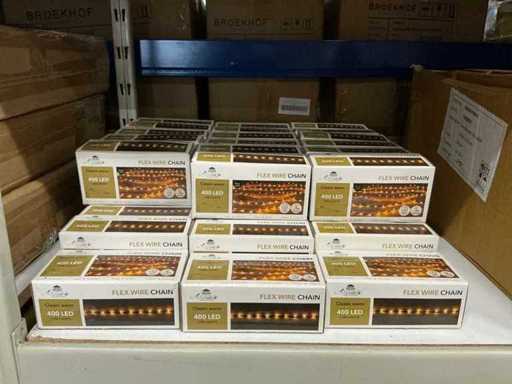 Party Anna’s Collection Flex Wire Chain classique chaud 400 LED 12M (41x)