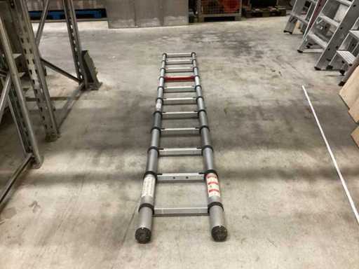 Scala estensibile, 11 gradini, lunghezza totale 320 cm, larghezza 47 cm