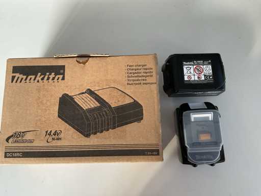 Baterie i ?adowarka 2025 Makita DC18RC + BL1860 B