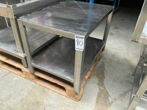 Table de chevet en acier inoxydable