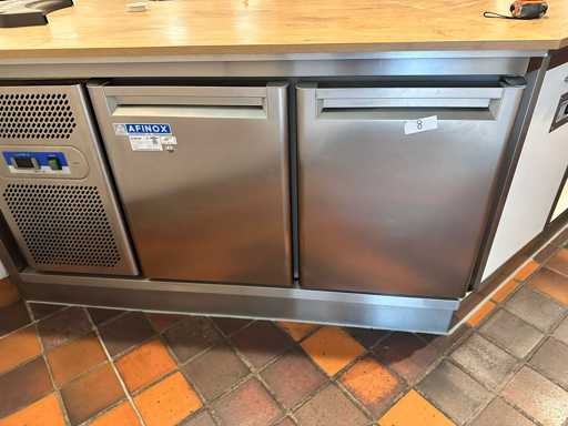 Afinox Koelwerkbank 2-deurs onderbouw