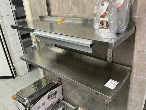 Rack de perete din oțel inoxidabil Ggmgastro (3x)