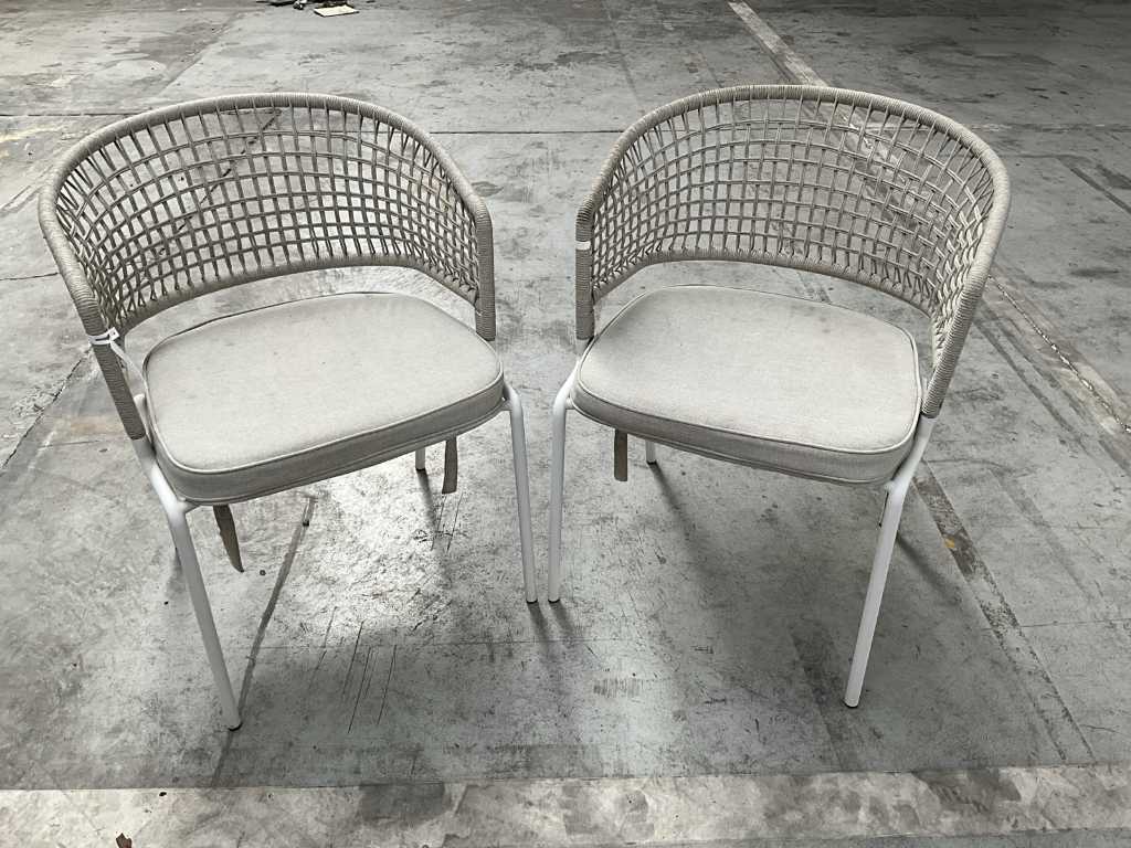 2x metal chair TRIBU CONTOUR