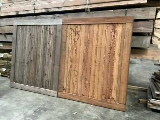 Hillhout Douglas dubbelle draaipoort 300x180 cm 