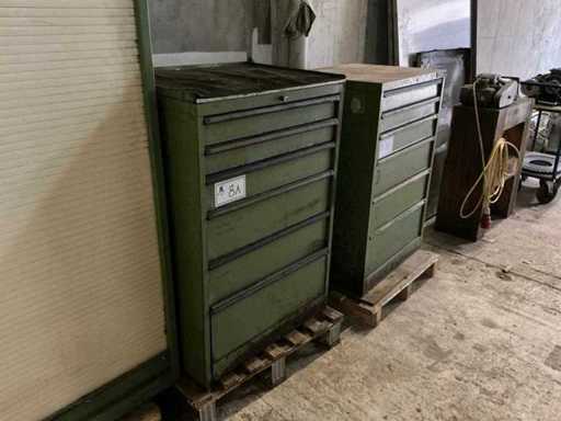 Tool cabinet without contents