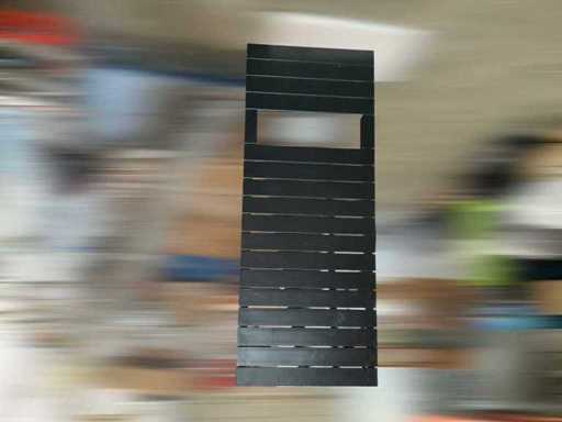 Radiator pentru prosop 152x60 cm negru mat vertical