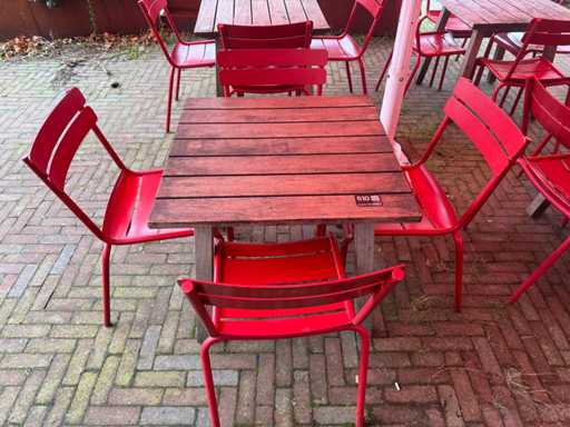 Fermob - Luxembourg - Aluminium terrasstoel (4x)