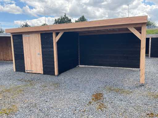 Camer? de depozitare cu baldachin 550x300x245 cm