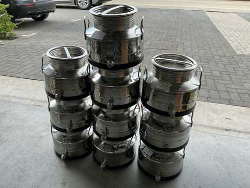 Contenitore alimentare in acciaio inox 10L Altri materiali da cucina (10x)