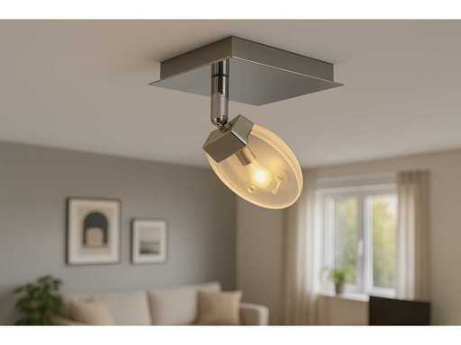 10 x LED Światło Sufitowe 5W – 4000K, Neutralna Biała – Srebrna – HL7161L