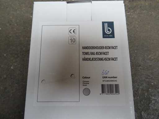 Blaues Etikett – Handtuchhalter 45 cm (6x)