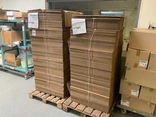 Boîtes en carton palette (2x)