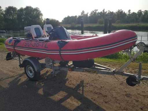 Zodiac - MK 2C Futura S "Allpa" - Mariner 30 HP on Pega trailer