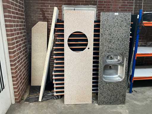 Hardstenen aanrechtblad