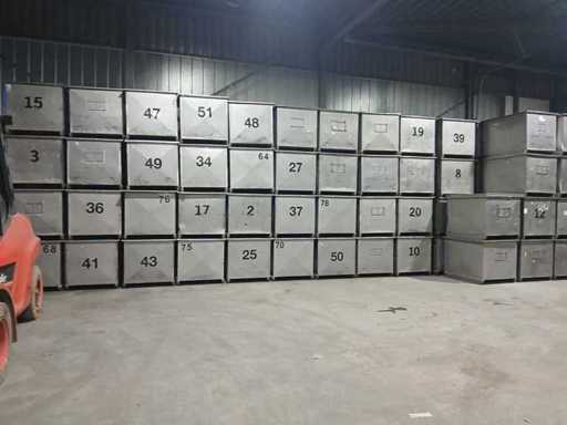 Containere de stivuit din oțel inoxidabil (74x)