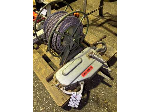 GRAB HOIST TU 16 Winch with Rope Drum