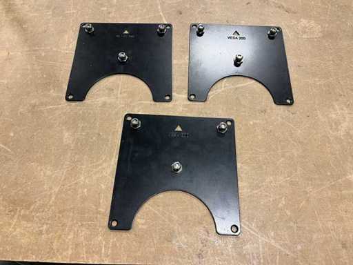 Monitor piastre adattole VESA per supporti da parete Audipack (3x 200x200mm)