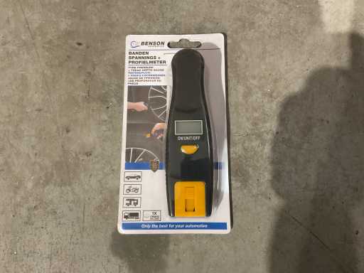 2025 Benson Automotive 012128 Ci?nienie w oponach + miernik bie?nika Urz?dzenie do zdejmowania i monta?u opon (60x)