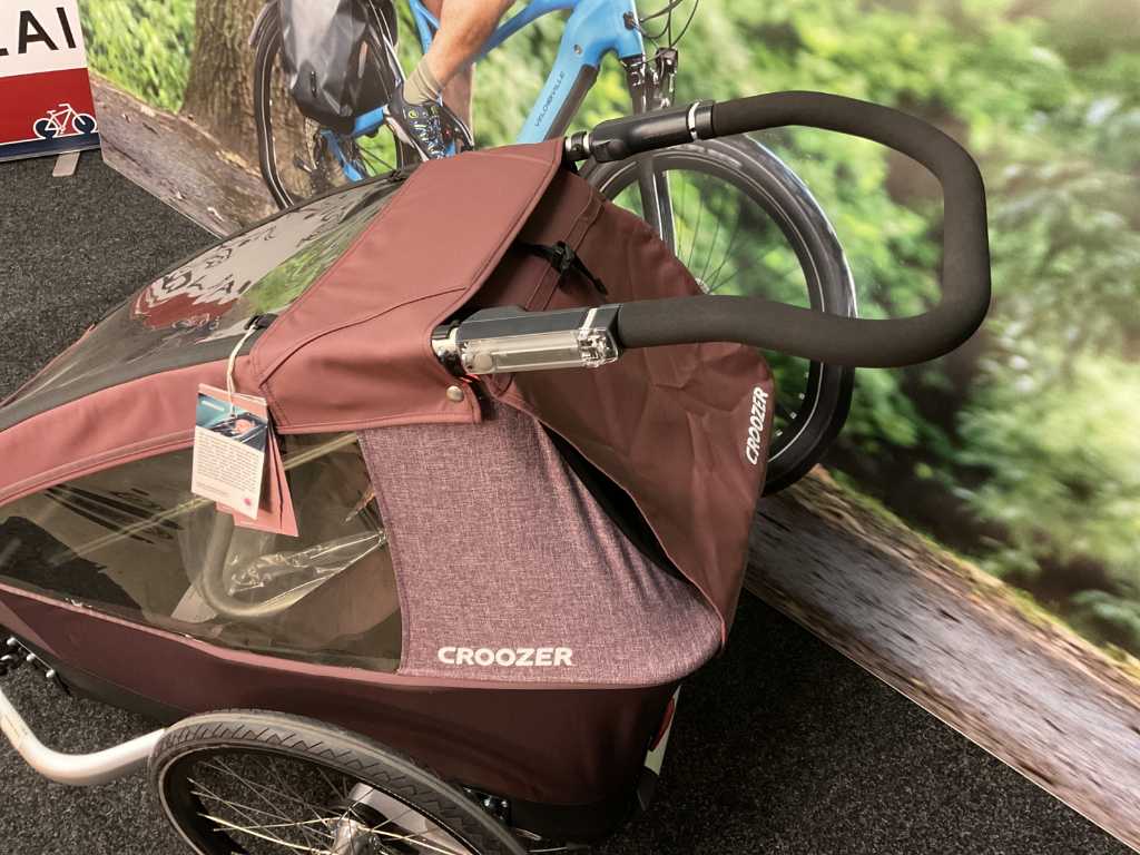 Croozer double hotsell bike trailer