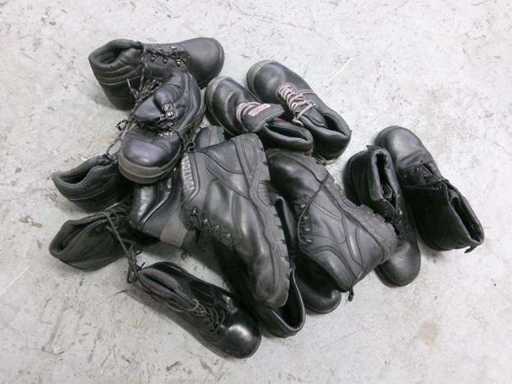 Werkschoenen Mix, met veiligheidsteenkap, gebruikt (R18) (25x)