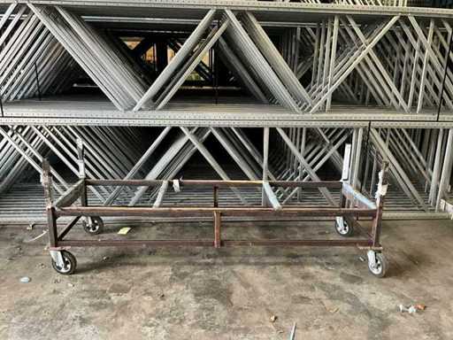 Cărucior de transport cu 4 roți rotative de 260x80cm