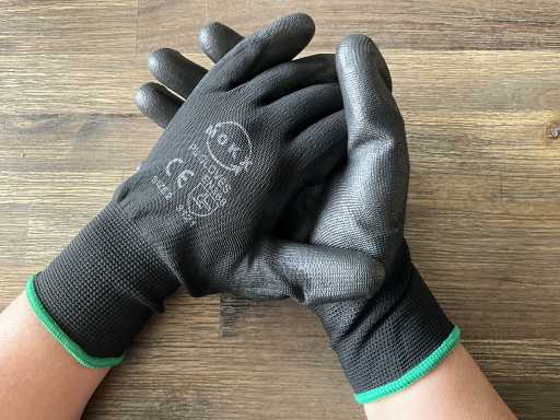 Mokx Pu getauchter Assembly-Handschuh (120x)