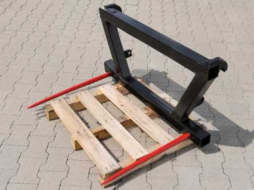 Widelec do beli z uchwytem na euro, W110 cm, 2x szaszłyki 110 cm