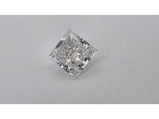 Diamant – ca. 0,70 Karat – Princess-Schliff-Diamant (zertifiziert)