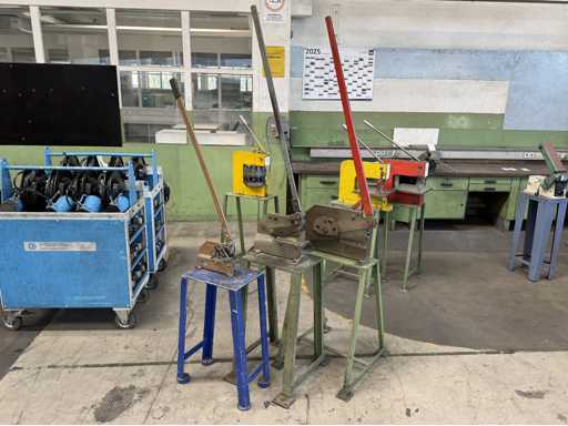   Three hand sheet metal shears 