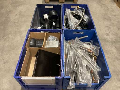 Partia materiałów instalacyjnych