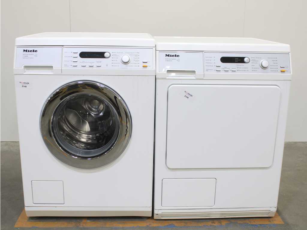 Miele V 5848 SoftCare System Washer & Miele T 8843 C SoftCare System Dryer