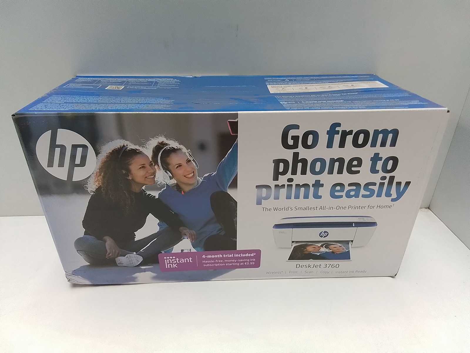 HP DeskJet 3760, HP Instant Ink ready