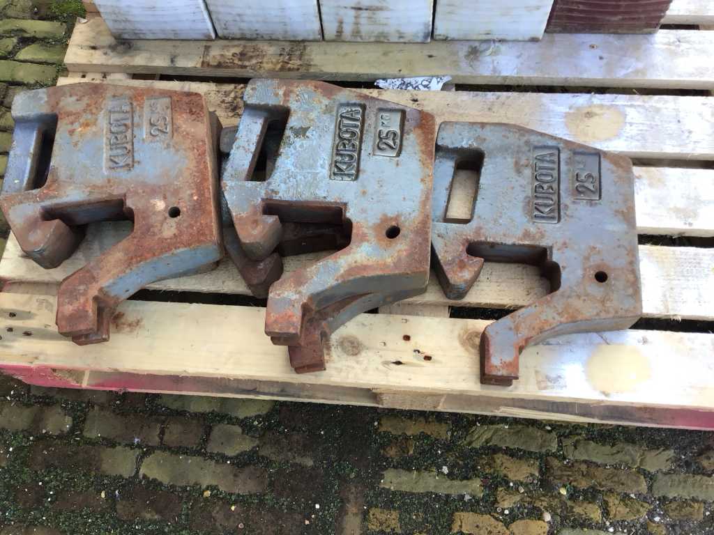 Kubota Front weight 25kg Other tractor (5x)