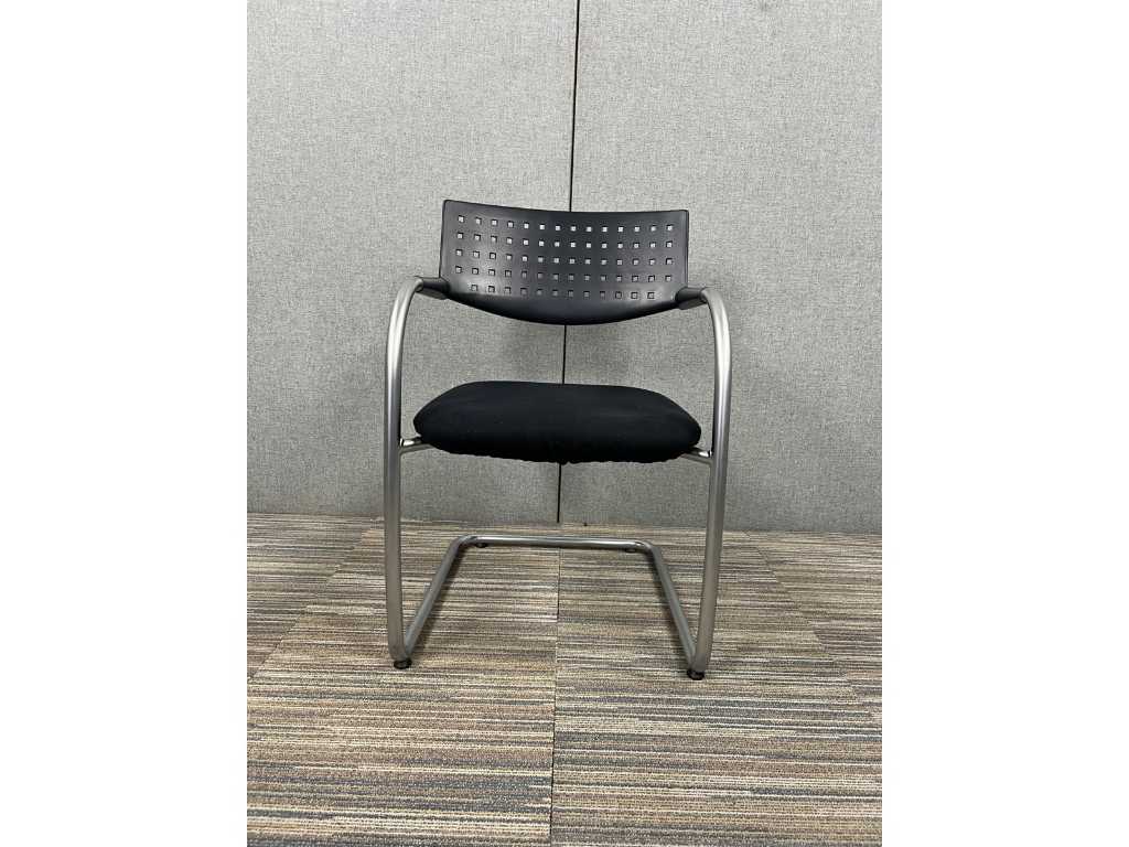 6 x Vitra bezoekersstoel