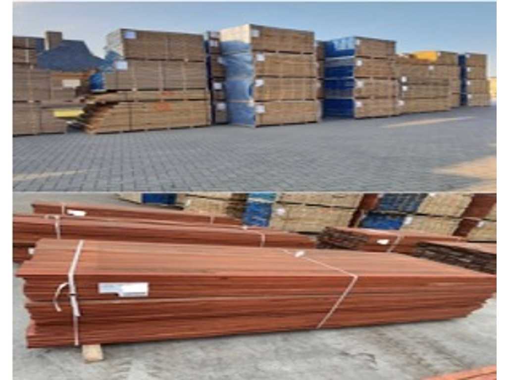 Tropical wood, oak beams & planks - stock clearance - Markegem - 28/05/2024
