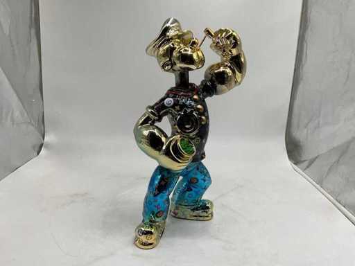 Popeye sculpture