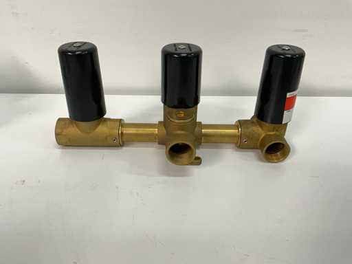 Set da incasso termostato a 3 vie