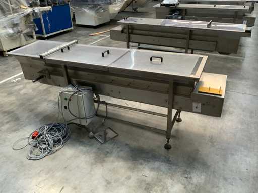 2008 Hinderink Lalobuba B-0200 Stainless steel conveyor belt