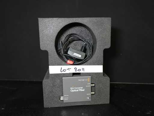 BLACKMAGIC - BLACKMAGIC - SET OF 2 BLACK MAGIC SIGNAL CONVERTER HD-SDI/3G TO OPTICAL FIBER - Video