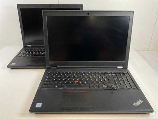 Lenovo ThinkPad P53 14", Core(TM) i7 9. Generation, 32 GB RAM, keine HDD, NVIDIA Quadro T2000 4 GB Laptops (2x)